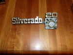 73-80 Chevrolet Truck Silverado 20 Fender Emblem Gm 14016643 349695 Nos. Fixed Price $45.00.