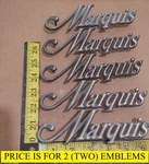 (2) Mercury Marquis Circa '76 Emblems D3MB 16098 Ba CE579. Fixed Price $5.00.