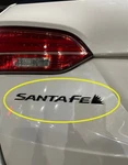 Glossy Black Santa Fe Emblem Fit Hyundai 2019 2020 2021 2022 2023. Fixed Price $68.62.