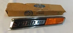 Nos Oem Ford 1968 1972 F800 Truck Hood Side Ornament Emblem 1969 1970 1971 Rh. Fixed Price $119.00.