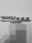Vtg Johnny Haas Denver Metal Badge Emblem Dealership Nameplate. Fixed Price $39.39.