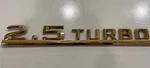 Rear Lid "2.5 Turbo" Badge 201-817-17-15 For Mercedes-benz 190D 1987. Fixed Price $26.36.