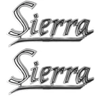 Trim Parts Sierra Rear Quarter Panel Emblem Set For 1969-1972 Gmc Pickup Trucks. Fixed Price $119.98.