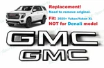 Replacement Front Rear Black White Gmc Emblem Badge 2025 & Up Yukon Xl. Fixed Price $88.80.