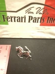 Ferrari Part 60036100 Small Prancing Horse Motif Chrome - Screw Mount. Fixed Price $79.00.