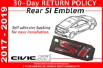 Genuine Oem Honda Civic Si 2DR 4DR 2017 2019 Rear Emblem 75723-TBF-A00. Fixed Price $41.71.