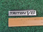 1997-03 Ford Triton V8 Fender Emblem Genuine Oem XL34-16B114-HA 1M5. Fixed Price $12.99.
