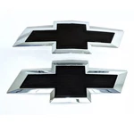 Chevy Silverado 1500 2500HD 3500HD Black Front Rear Tailgate Bowtie Emblem Set. Fixed Price $41.95.