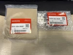Honda Genuine S2000 Red Emblem Badge Set 75701-S2A-000ZE 75700-S2A-000ZE. Fixed Price $150.00.