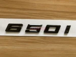 Gloss Black 3D Abs Letters Trunk 650I Emblem Rear Badge For Bmw 2017-2022. Fixed Price $20.95.