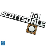 81-88 Chevrolet Truck Square Body Fender Emblem Scottsdale 10 Gm 14051848. Fixed Price $49.99.