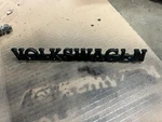 Volkswagen Vw 171853685B MK1 Golf Rabbit Cabrio Broken Emblem Badge Rear Script. Fixed Price $12.99.