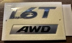 New Oem Hyundai Kona 2018-2023 Chrome Rear Emblem "1.6T Awd". Fixed Price $36.95.