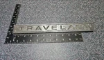 International Harvester Travelall Emblem 2754166 R1 Badge Nameplate Oem. Fixed Price $90.00.
