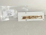 New Genuine Audi Black Orange Tuning Optic "e-tron" Logo Emblem 4KE-071-807. Fixed Price $43.00.