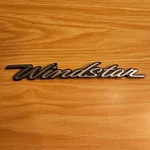 1995-1998 Ford "windstar" Rear Emblem P/n F78B-1643156-AC With Pins Used. Fixed Price $9.99.
