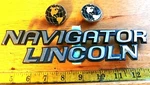 Set Of Lincoln Navigator Circa '00 Emblems F85B 7843156 Aa 1516. Fixed Price $17.00.