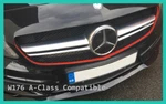 Fits Mercedes W176 A-class Radiator Grille Red Vinyl Decal Graphic Edition A45. Fixed Price $26.33.