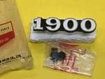 Toyota Corona Mark 2 RT70 Front Grille "1900" Emblem Script Badge Genuine Nos. Fixed Price $35.00.
