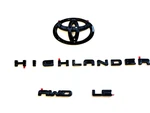 2020-2024 Highlander Awd Gloss Blackout Emblem Overlay Kit PT948-48204-02. Fixed Price $58.95.