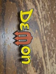 Mopar Dodge 1971 72 Demon Emblem 3680247 Nos?. Fixed Price $175.00.