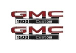 1971-72 Chevy Truck Front Fender Emblem "gmc 1500 Custom". Fixed Price $107.89.