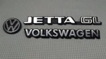 Vw Volkswagen Jetta Gl Rear Emblems Oem Parts 165853687, 321853685C, 191853601B. Fixed Price $50.00.