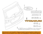 Ford Oem 12-22 Ecosport Back Door Exterior Trim-nameplate CP9Z5442528C. Fixed Price $26.71.
