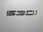 Oem Chrome Trunk Rear Letters Word Badge Emblems For Bmw Series 530I. Fixed Price $10.99.