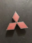 99-01 Mitsubishi Galant Emblem Rear Trunk Logo Red MR339344. Fixed Price $22.95.