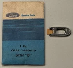 New Oem 1969-70-71 Ford & Torino Hood Emblem Letter "d" C9AZ-16606-D Flawless. Fixed Price $24.00.