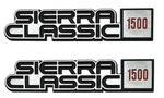Oer Reproduction Front Fender Emblem Set For 1981-1986 Gmc Sierra Classic 1500. Fixed Price $89.98.
