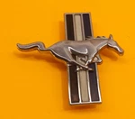 1994-2004 Ford Mustang Emblem Symbol Front Passenger Fender B4174 Blue Red. Fixed Price $5.00.