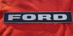 Oem Ford Courier Metal Tailgate Badge Part XC407609 B&w 1940S-1950S Glovebox. Fixed Price $99.00.