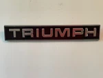 Triumph TR6 Spitfire MK3 Trunk Nameplate #88627565 Used Oem. Fixed Price $50.00.