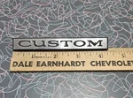 1970 1971 1972 Buick Skylark Gs "custom" Quarter Panel Emblem Oem # 9823098 Gm. Fixed Price $15.00.