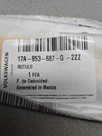 2022-2024 Volkswagen Jetta 17A-853-687-G-2ZZ Rear Deck Lid Emblem. Fixed Price $10.00.