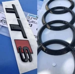 Audi Tts Logo And Black Rear Rings Ttrs 8J Original Badge 8S0071804. Fixed Price $175.55.
