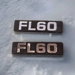 Freightliner FL60 Emblem Semi Truck Decal Steel Plate / Badge Vtg. Fixed Price $35.00.