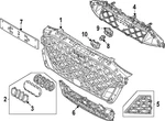 Genuine Audi Emblem Assembly 8Y0-853-600-D-T94. Fixed Price $88.56.