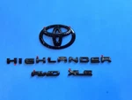 2020-2024 Highlander Xle Awd Gloss Blackout Emblem Overlay Kit PT948-48202-02. Fixed Price $58.95.