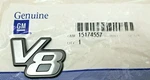 2003-2004 Chevrolet Trailblazer Ssr Front Fender V8 Emblem 15174557. Fixed Price $22.49.