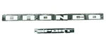 2021 2022 2023 Ford Bronco Sport Liftgate Emblem Set M1PZ7842528A & M1PZ9942528A. Fixed Price $49.99.