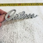 Vintage Oem 1968 1969 Oldsmobile Cutlass Chrome Script Emblem 8727372 Badge. Fixed Price $18.99.