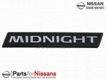 Nissan Titan Tailgate Midnight Edition Nameplate Emblem. Fixed Price $39.14.