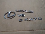 2003-2009 Lexus GX470 Rear Trunk Lid Emblem Badge Symbol Logo Set Oem. Fixed Price $49.99.