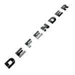93-17 Land Rover Defender Raised Block Gloss Black Front Hood Lettering Genuine. Fixed Price $179.95.
