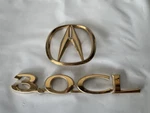 Free Shipping Oem 1997 1998 1999 Acura Gold Rear Badge Emblem Set. Fixed Price $19.99.