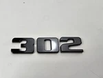 64 To Present Ford Mustang 302 Emblem Anodized Black Highest Quality Individual. Fixed Price $27.99.