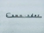 Oem Cast # 308910 Script, Good Shape Studebaker Commander.. Fixed Price $22.99.